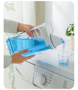 1L PP plastik çok fonksiyonlu ev eşyası çamaşır deterjanı şişesi <span class=keywords><strong>Stowage</strong></span> çamaşır tozu temizlik ürünleri için
