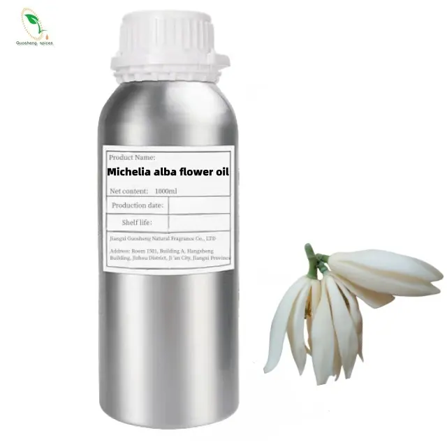 Aceite de flores Michelia Alba 15ml presenta antienvejecimiento y limpieza de poros con ingredientes de lavanda y naranja para tratamiento de masaje