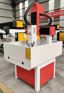 Mesa de trabajo móvil de hierro fundido de alta precisión 4040 6060 6090 Mini enrutador CNC Aluminio Latón Madera Fresado 3D Máquina enrutadora CNC - Product Image 4