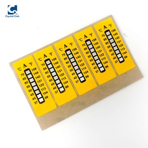 Termómetro con pegatinas para la cabeza del bebé, indicador de temperatura que cambia de Color, 2-8 C - Product Image 1