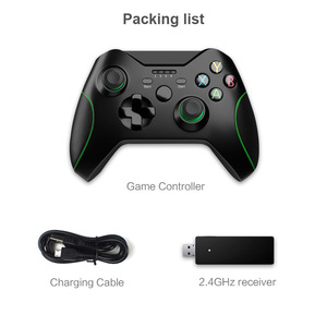 ตัวควบคุมเกมไร้สาย2.4G สำหรับ x BOX ONE/One S อะแดปเตอร์ USB จอยสติ๊กสำหรับ PS3/PC Win 7/8/10 /Android สมาร์ทโฟน