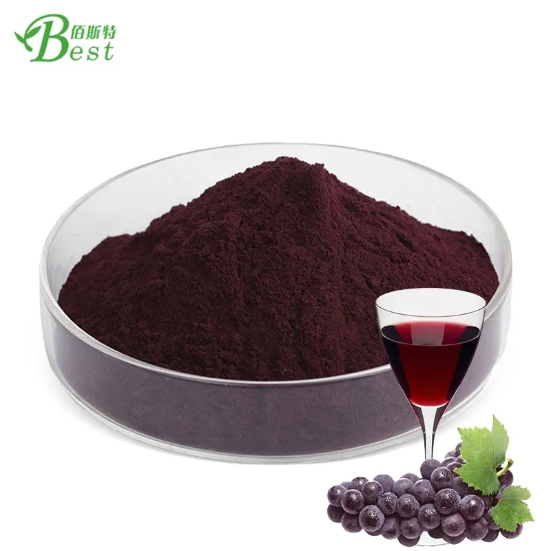 Gran oferta de vino tinto a granel, 30% 50%, extracto de vino tinto en polvo