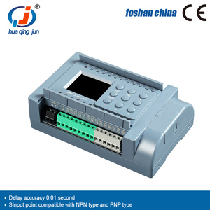 Huaqingjun 8DI 8DO uscita Transistor PLC 2AI 0-20mA App telefono telecomando WIFI PLC per sensori analogici