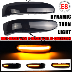 Mercedes Benz M ML GL sınıfı W164 X164 W251 ML350 ML300 R300 LED dinamik dönüş arabalar için sinyal ışığı yan ayna göstergesi flaşör - Product Image 3