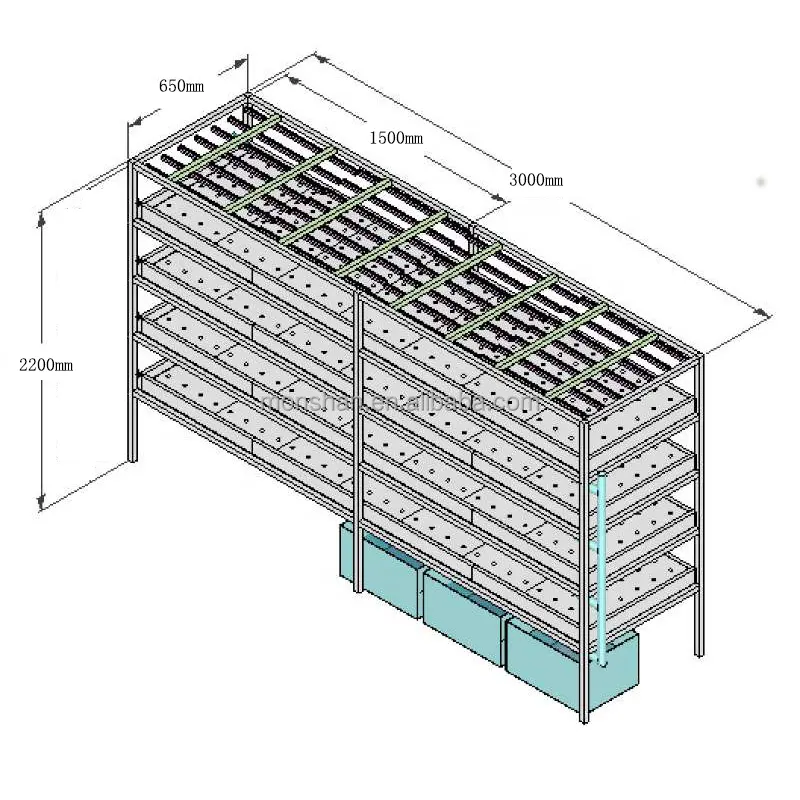 Hot Sale Mushroom Aluminum grow rack vertical indoor farming for With Led Light