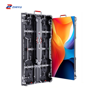 ZHIYU en popüler açık P2.97 P4.8 kiralama Led ekran yüksek kalite HD ekran Led duvar düğün için büyük sahne arka plan
