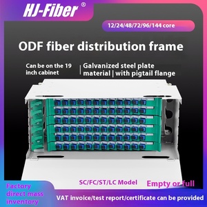 HJFiber <strong>Telecom</strong> Grade Equipment Customized Optical Fiber Distribution Frame with 12/24/48/72/96/144 Core Empty Box SC Connector - Product Image 3