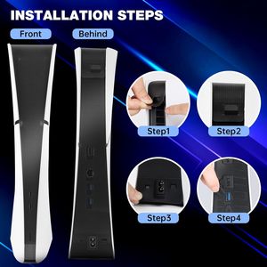 ตาข่ายคลุมกันฝุ่นสำหรับคอนโซลดิสก์ของ PS5/รุ่นดิจิตอลตาข่ายกรองผิวกลาง (สีแดง)