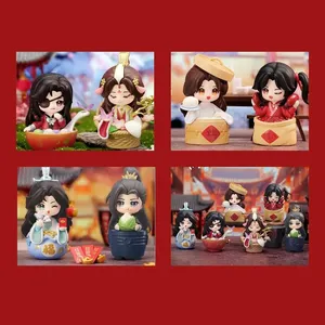 SDT fabrika Tian guan ci fu şekil 12cm sevimli cennet yetkilileri nimet Hua Cheng Xie Lian şekil, Kawaii PVC heykelcik - Product Image 4