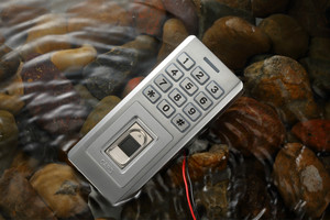 IP68 Wasserdichte biometrische Zugangs kontrolle Finger abdruck tür mit Code-und RFID-Kartenleser funktionen - Product Image 5