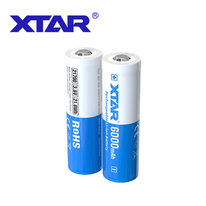 XTAR แบตเตอรี่ลิเธียมไอออนความจุสูง21700 6000มิลลิแอมป์ชาร์จได้แบตเตอรี่21700ลิเธียมไอออน3.6โวลต์ที่มีการป้องกัน - Product Image 4