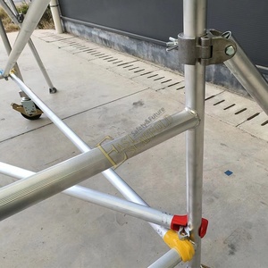 EN1004 standard europei 48.6mm sistema di telaio in alluminio impalcature nomi ponteggi mobili - Product Image 4