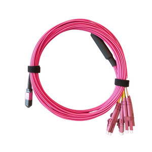 Aiデータセンター応用Om3 OM4 MpoブレイクアウトケーブルタイプB Mpo-12 F ~ Lc Sc 12f Ofnp Mpoファンアウトケーブルファイバパッチリード - Product Image 4