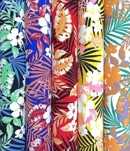 Geometric <strong>Pattern</strong> 105gsm 4-Way Stretch Fabric Polyester and Spandex Lightweight Anti-Pill Stain Resistant for Women's Dresses - Product Image 2