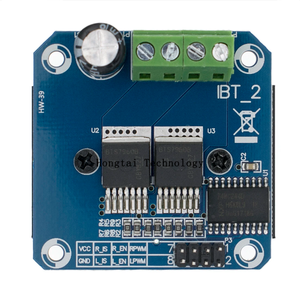 High Power Smart Car <strong>Motor</strong> Driver Module BTS7960 43A Current Limit <strong>Control</strong> Semiconductor Cooling Driver Board - Product Image 2