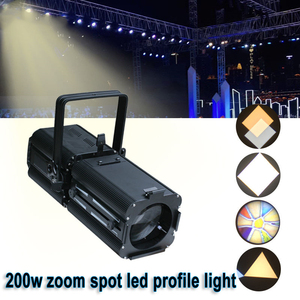 200wLED楕円形レコゴボプロジェクターズームスポットLEDプロファイルライト - Product Image 5