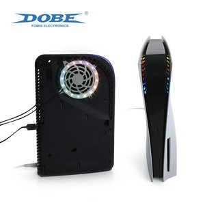 DOBE fabrika doğrudan tedarik renkli aydınlık ışık halkası PS5 ince Pro oyun konsolu için atmosfer ışığı RGB LED ışık şerit dekor - Product Image 4