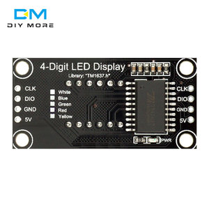 0,36 "Zoll LED-Digital anzeige modul 4-stelliges 7-Segment-Zeituhr Display Tube Driver Board I/O 5-Farben-DIY-Kit für Arduino