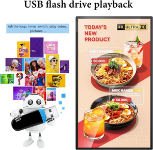 Máy quảng cáo treo tường 65inch giúp loại bỏ các dây cáp lộn xộn, làm cho bức tường trông sạch sẽ như mới - Product Image 6