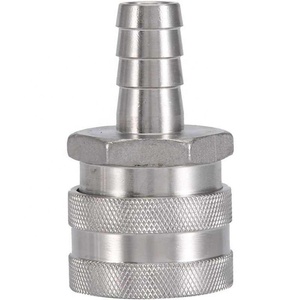 Stainless Steel <strong>1</strong>/<strong>2</strong>&quot; Quick Coupling Beer Quick Coupling Quick Disconnect Connection Kit - Product Image 2