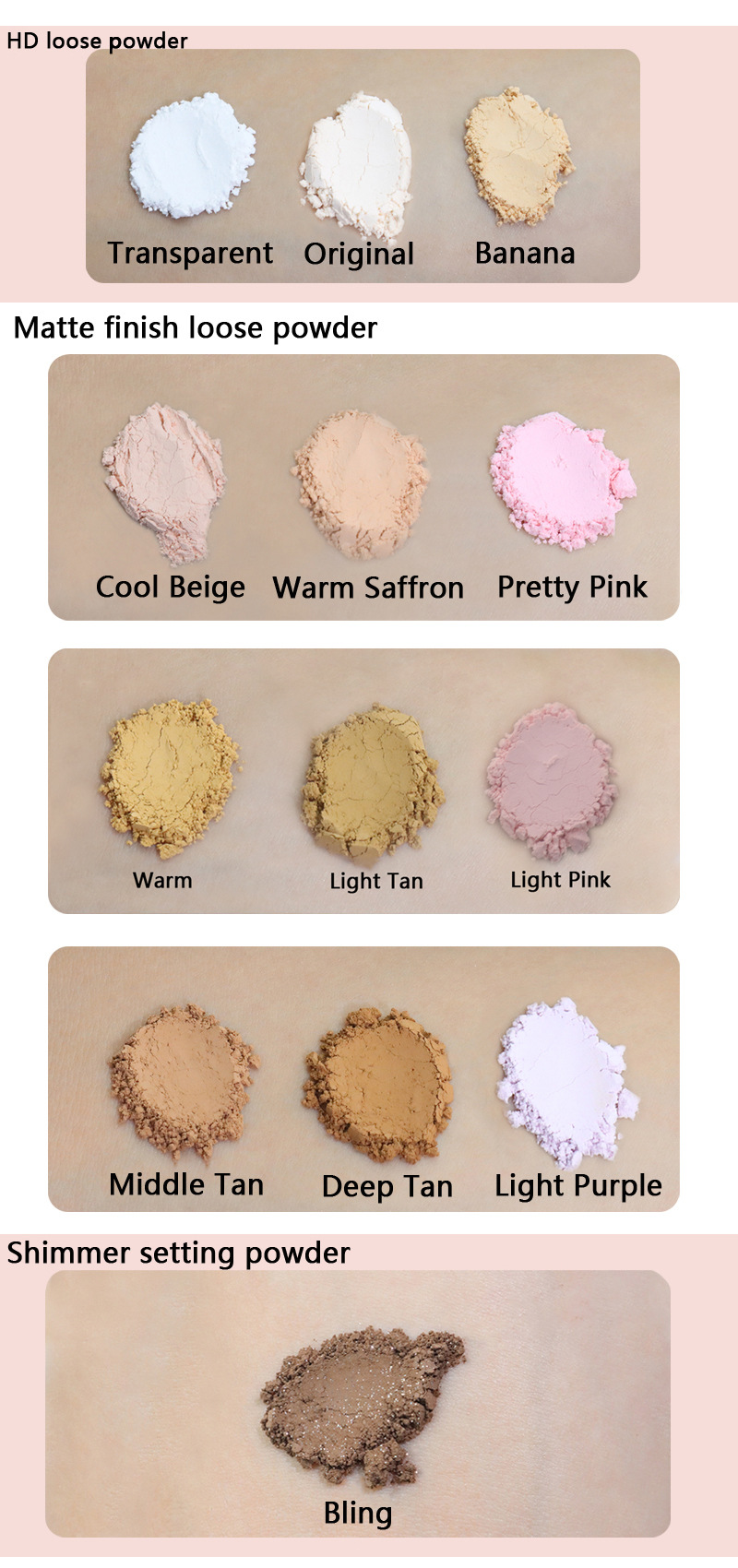 setting powder