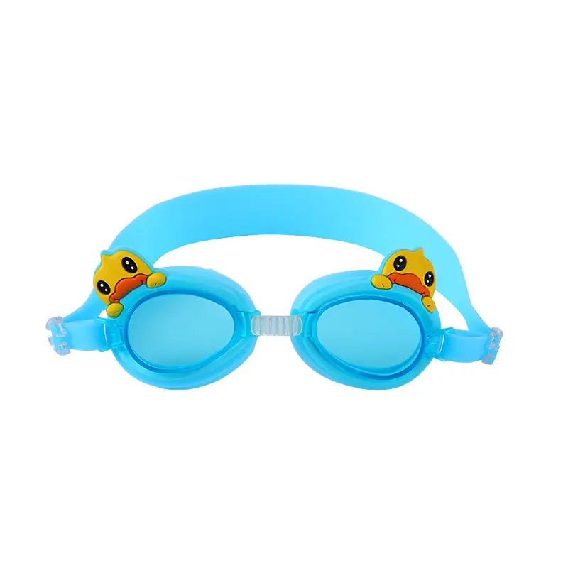 Gafas de natación de cangrejo de dibujos animados en bolsas para niños gafas de natación impermeables y antivaho para niños y niñas bebé natación tr