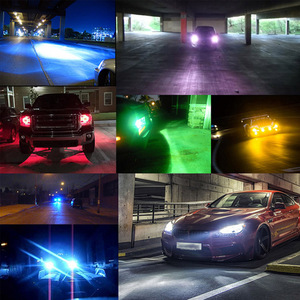 DC <strong>12V</strong> Car <strong>LED</strong> RGB APP Intelligent Control Fog Lights Bulbs H7 H4 8000LM 6500K IP67 <strong>80W</strong> Headlight - Product Image 4