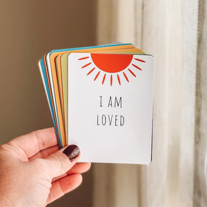 Children to Practice Meditation and Affirm Truths Kids Positive Health Positive Card Affirmation Cards Set