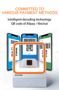 2D Desktop Barcode Scanner SUNMI NS010 Mobile Screen Payment Box QR <strong>Code</strong> Scanner Sunmi Blink NS010 Bar <strong>Code</strong> Scanner Supermarket - Product Image 2