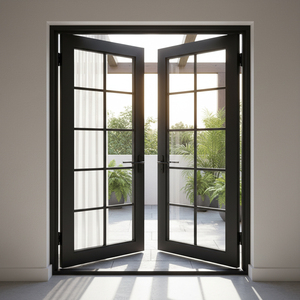Çift Camlı Fransız Kapılar Alüminyum Ses Geçirmez Modern Dış/İç Kapı Villa, Daire, Otel İçin ABD ve Kanada'da Mevcuttur - Product Image 5