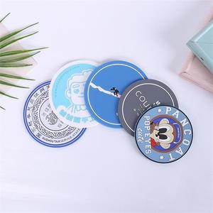 厂家批发PVC软橡胶杯垫创意卡通隔热垫防滑桌茶杯垫可定制Logo - Product Image 1