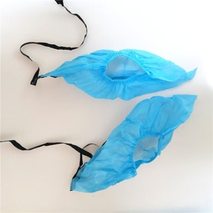 ESD bảo vệ chống tĩnh giày bao gồm dẫn điện không dệt booties cho cleanrooms PE Chất liệu bộ phim kéo dài thổi đúc quần áo - Product Image 5