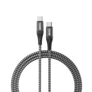 Custodia in metallo intrecciato in Nylon per Huawei Xiaemi per stampante e fotocamera con cavo di ricarica rapida USB-C a Type-C PD 5A 100W - Product Image 1