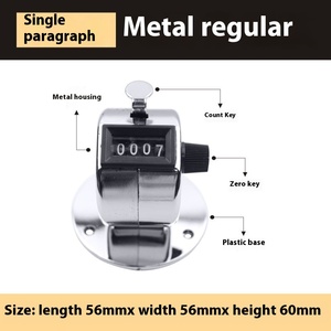 Contador de fila de conteo de mano ligero y compacto de metal personalizado de fábrica 1-6 dígitos para un conteo eficiente - Product Image 6