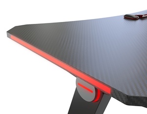 V型安装Z形大尺寸桌面游戏桌电脑桌个人电脑桌，带RGB灯VM-ES02-1 - Product Image 4