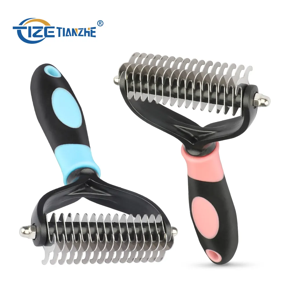 Pet Grooming Bàn Chải Tự Làm Sạch Tự Động Dog Cat Slicker Bàn Chải Loại Bỏ Lông Chó Pet Comb