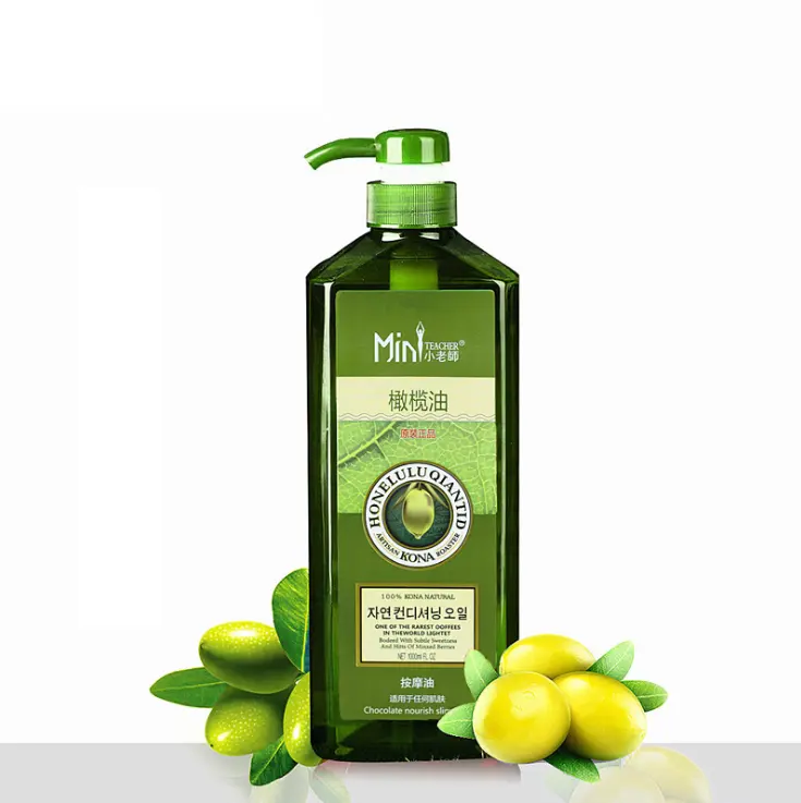 OEM/ODM Etiqueta Privada de cuidado de la piel del cuerpo de 1000ml aceite esencial para la piel relajante Natural hidratante blanqueamiento oliva aceite de masaje