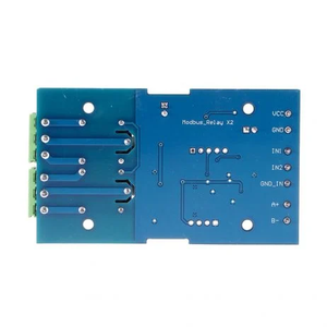 Modulo relè 7-24V Modbus RTU 2 canali, RS485/TTL Anti-Reverse, connessione - Product Image 2