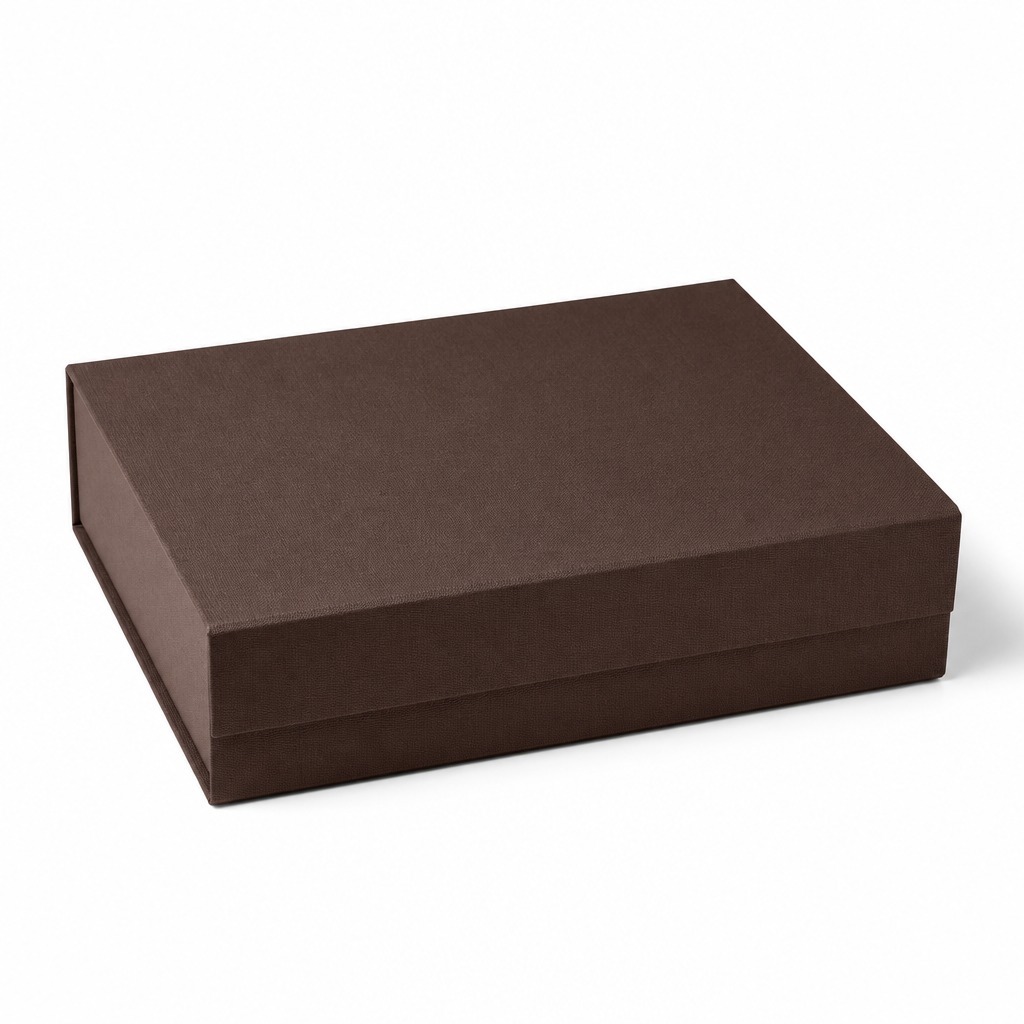Dark Brown Linen Texture