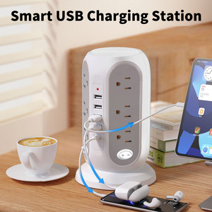 New Design <strong>12</strong> Way+4 USB Ports+1 Type-c Us Electric Multi Plug Power <strong>Socket</strong> Extension Power <strong>Socket</strong> Ac Power <strong>Socket</strong> - Product Image 4