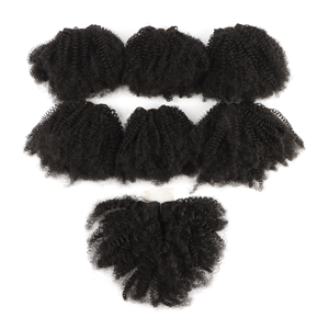 Orientfashion Hot Bán siêu mềm pha trộn afro kinky tóc sợi ngang với đóng cửa cho phụ nữ tóc - Product Image 4