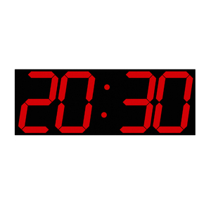<strong>4</strong>&quot; GPS Synchronized Time <strong>4</strong> Inches <strong>4</strong> <strong>Digits</strong> <strong>LED</strong> Digital Wall Clock - Product Image 2