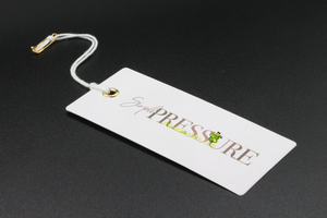 Cheap <strong>Custom</strong> Design <strong>Printing</strong> Name Logo Paper Garment Hangtag Labels Clothing Hang <strong>Tags</strong> with <strong>String</strong> - Product Image 2