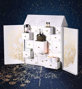 Diy Glitter Gold Edge Advent Calendar Box Skincare Makeup Mystery Box Lipstick Empty Drawer Candle Gift Box Advent Calendar - Product Image 4