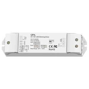 Atenuador LED PWM de 12-48V 480W, entrada de CC de voltaje constante, 0-10V, 1-10V, controlador de atenuación para tira de luz de un solo Color - Product Image 1