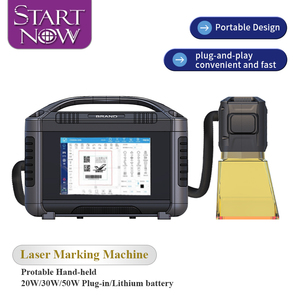 Startnow 20w 30w 50w Small Portable Hand-held Fiber Laser Marker Engraver Metal <strong>QR</strong> <strong>Code</strong> <strong>Image</strong> Etching Engraving Marking Machine - Product Image 2
