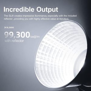Godox SL300III LED Video Light 300W 99300Lux bokens Mount illuminazione a uscita continua bilanciata a luce diurna per YouTube Live Stream - Product Image 2