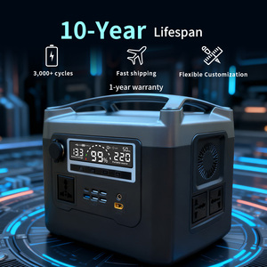 สถานีพลังงานสำรองแบบพกพา 600W 320Wh รุ่นที่ดีที่สุด ใช้แบตเตอรี่ LiFePO4 พร้อมเครื่องกำเนิดไฟฟ้าพลังงานแสงอาทิตย์ อินเวอร์เตอร์คลื่นไซน์บริสุทธิ์ ไฟฉาย และฟังก์ชัน UPS - MOQ ต่ำ - Product Image 6