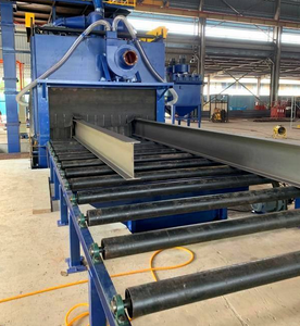 Roller Conveyor Shot <strong>Blasting</strong> Machine Automatic Sand <strong>Blasting</strong> for H Beam - Product Image 4