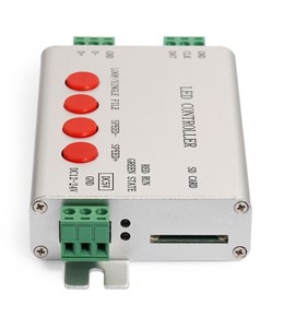 Светодиодный программируемый DMX512 H801SB светодиодный контроллер SPI адресуемый пиксельный светодиодный контроллер с SD-картой поддерживает 2048 пикселей